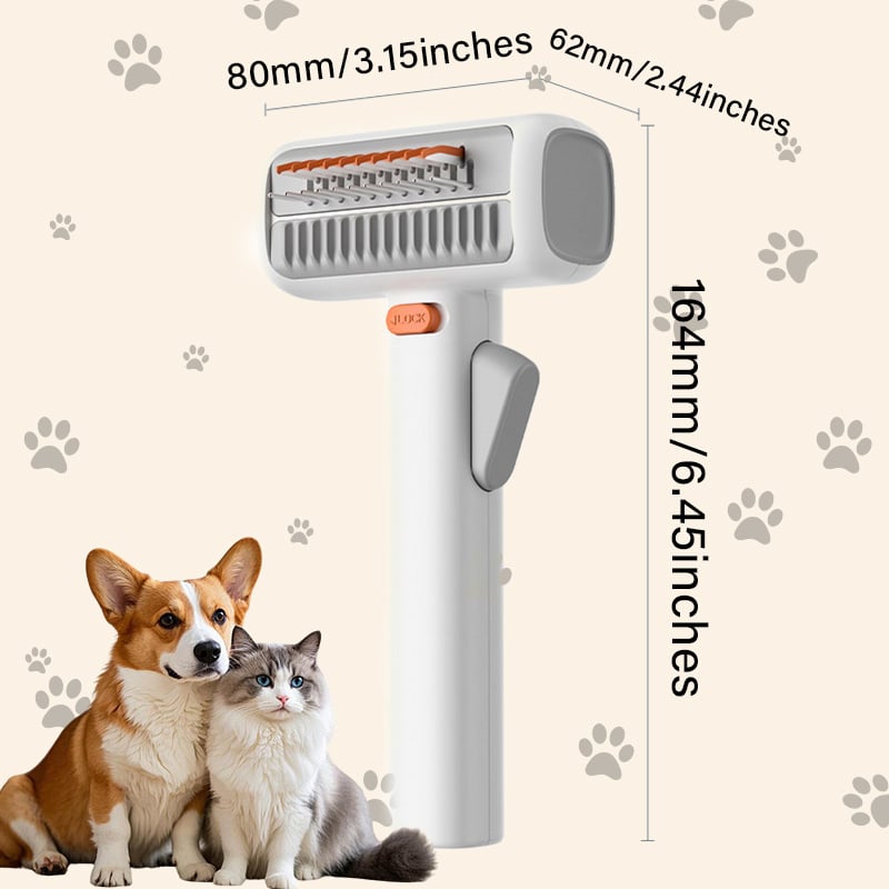 💥🏆2026 SALE - 2-IN-1 Pet Self-Detangling & Grooming Comb