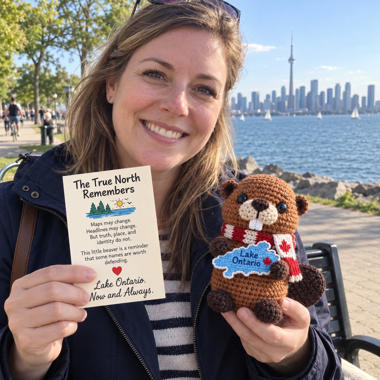 ๐ฆซ Lake Ontario Emotional Support Beaver Crochet Keepsake | 5 Canadian-Inspired Personalities with Matching Message Cards for Cottage Families, Lake Lovers & Meaningful Gifts ๐