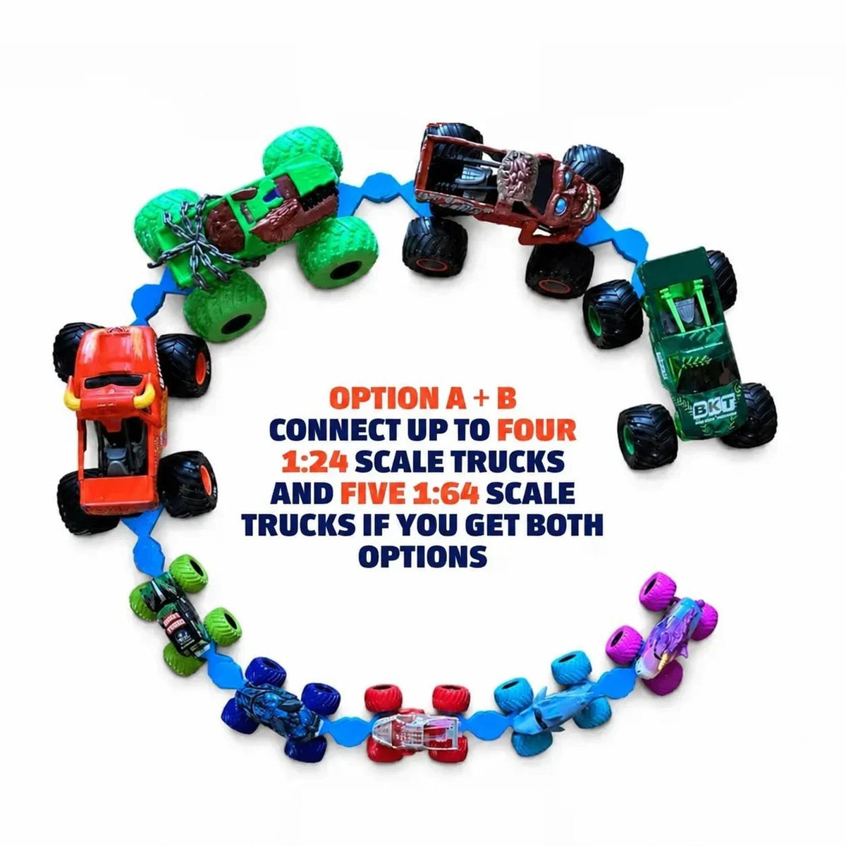 💯Monster Truck Train Connectors
