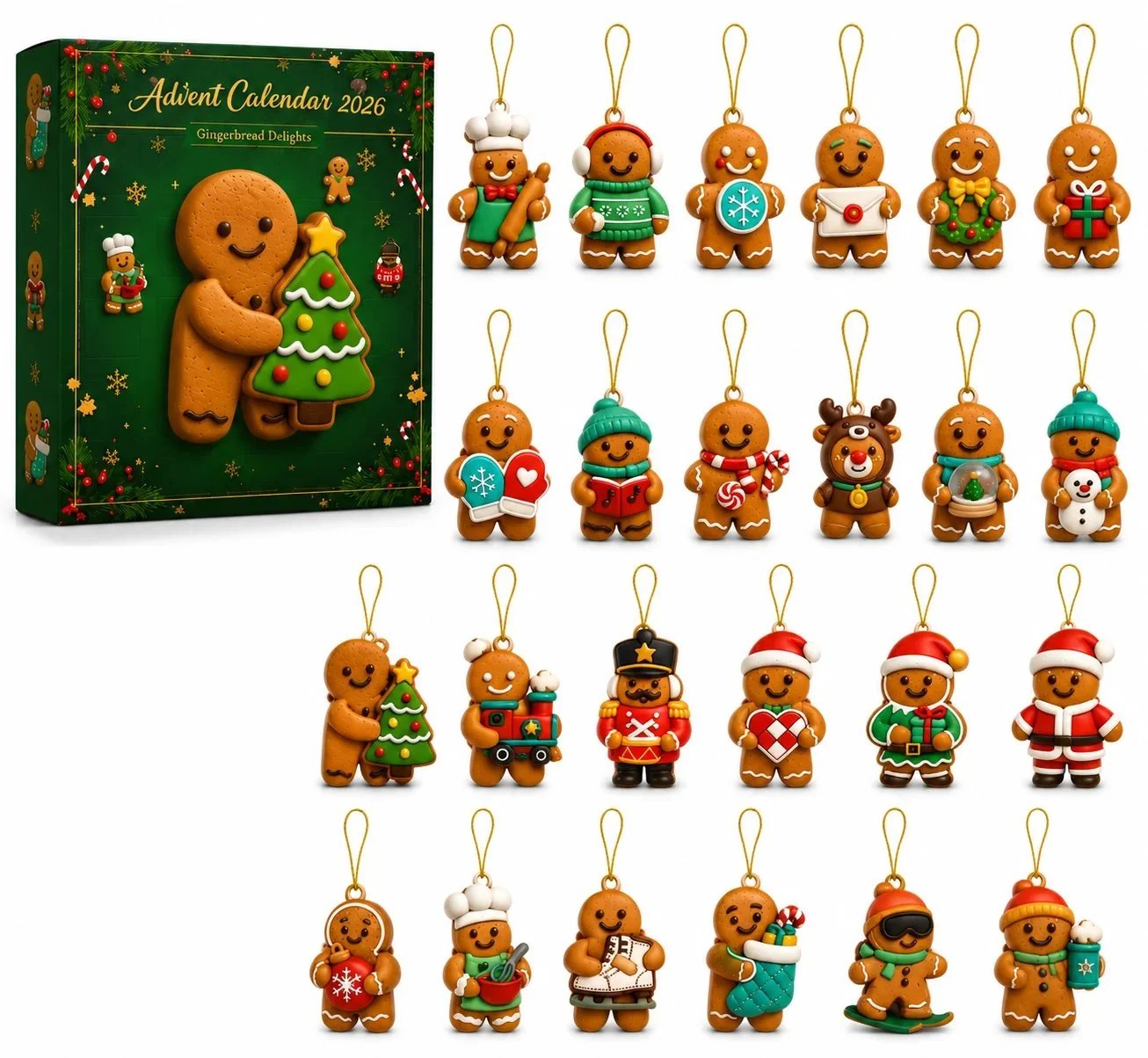 ๐ 2026 Gingerbread Advent Calendar