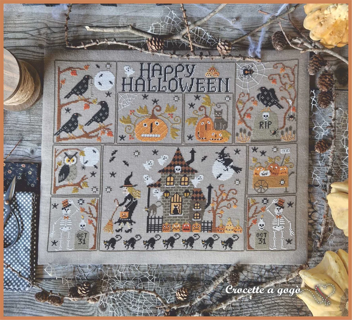 Happy Halloween Cross-Stitch Kit