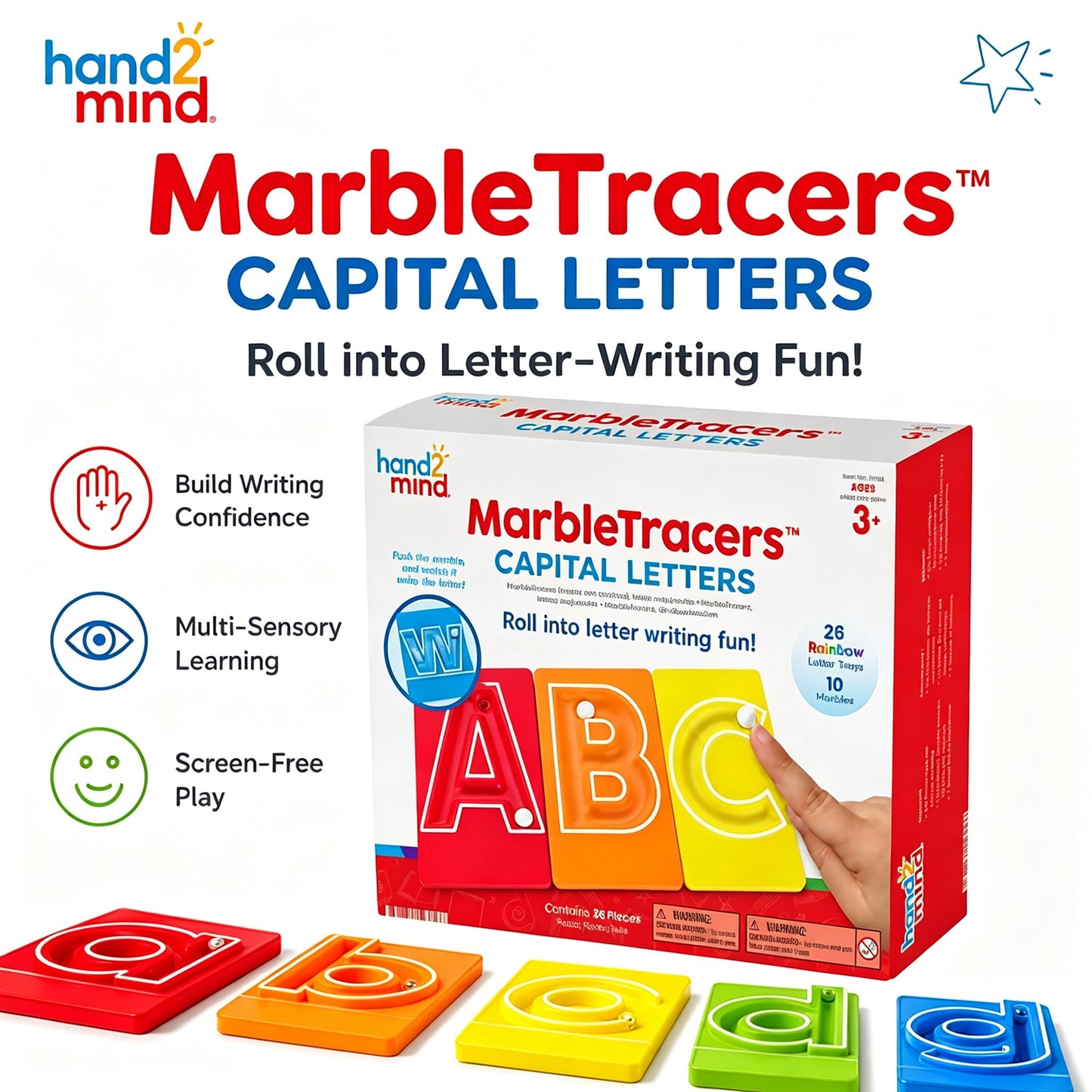 đ¤Marble Tracers - Lowercase LettersđRoll Into Letter-Writing Fun!đActivity Guide Include FREE Letter Formation Poem