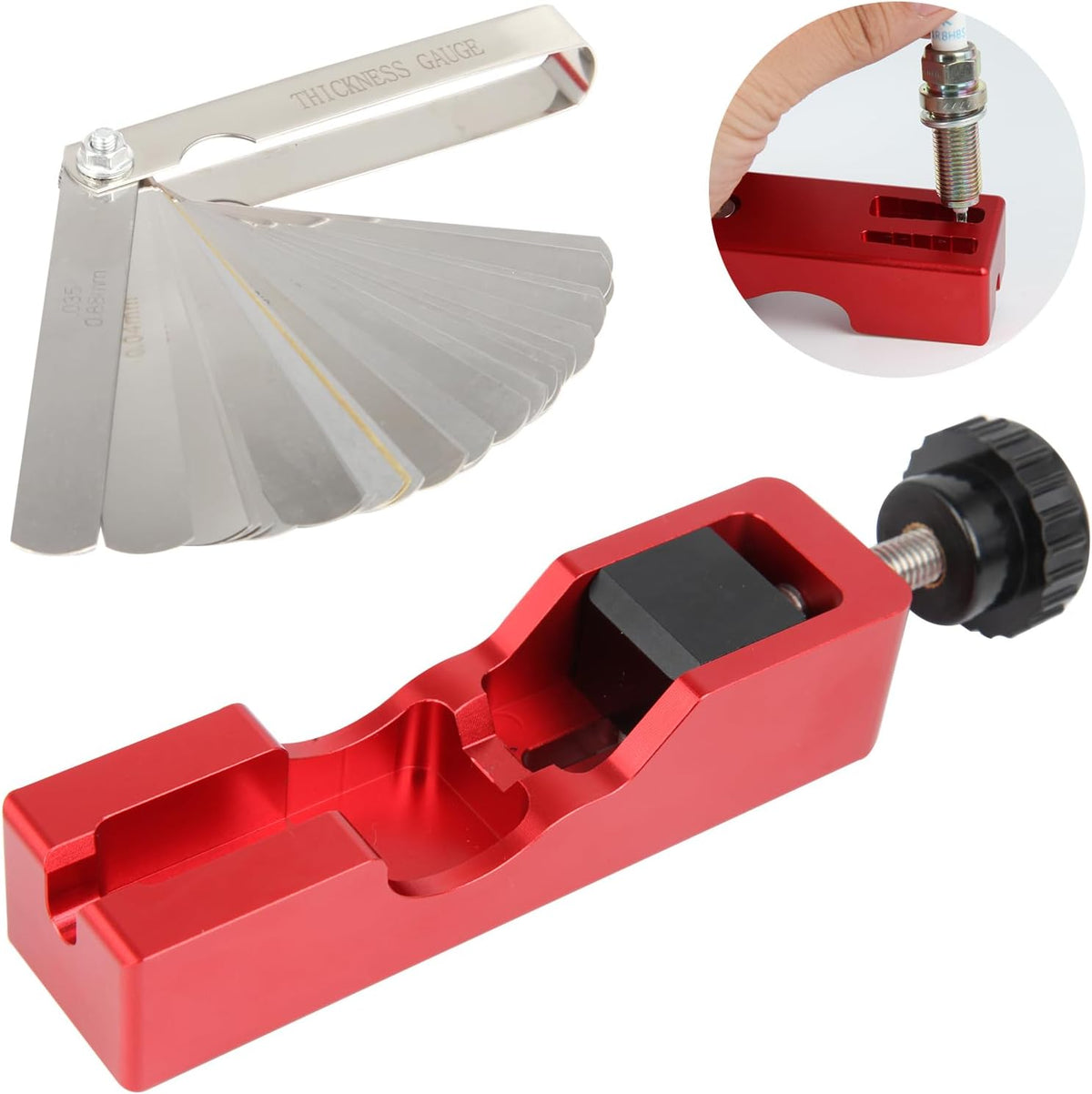 🎉🛠️Spark Plug Gap Tool with Feeler Gauge