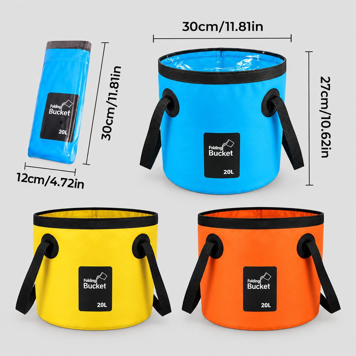 📢📢50% OFF !! ⏰Portable Folding Water Storage Bucket