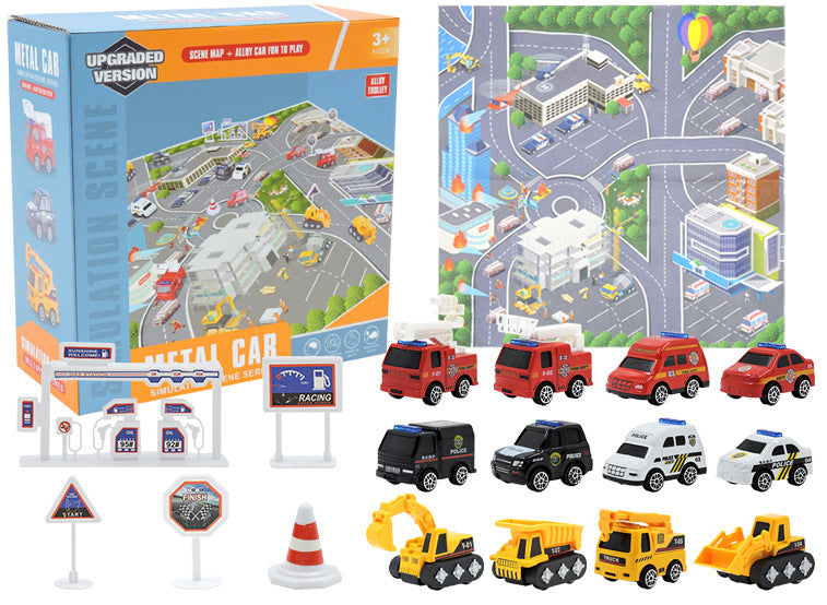 Construction Vehicle Advent Calendar – Alloy Engineering Toy Set