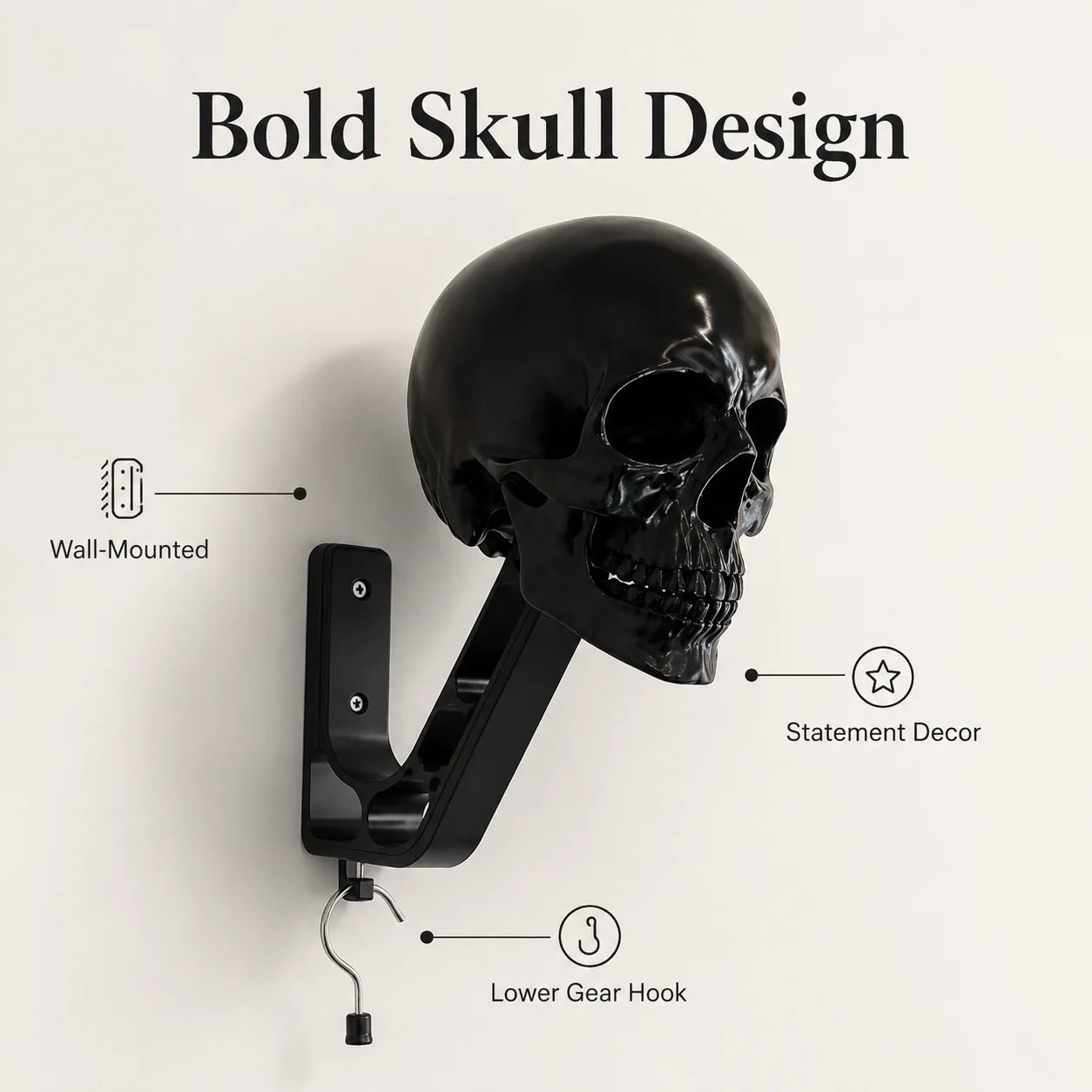 Black Knight Skull Helmet Stand ๐ฅ BUY 2 FREE SHIPPING