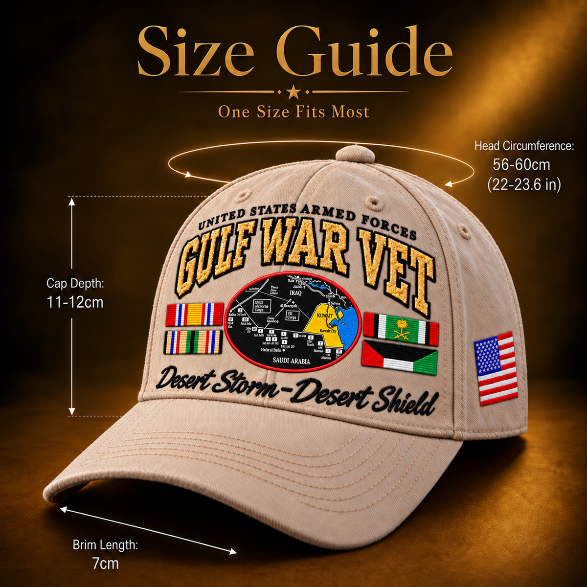 🏆Last Day Promo: 45% OFF! 🏜️Gulf War Veteran Tribute Cap