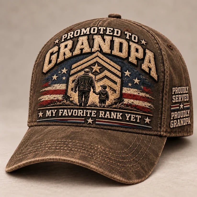 🇺🇸 Forever Our Hero™ – Veteran & Grandpa Tribute Cap | 2 Meaningful Designs 🧢
