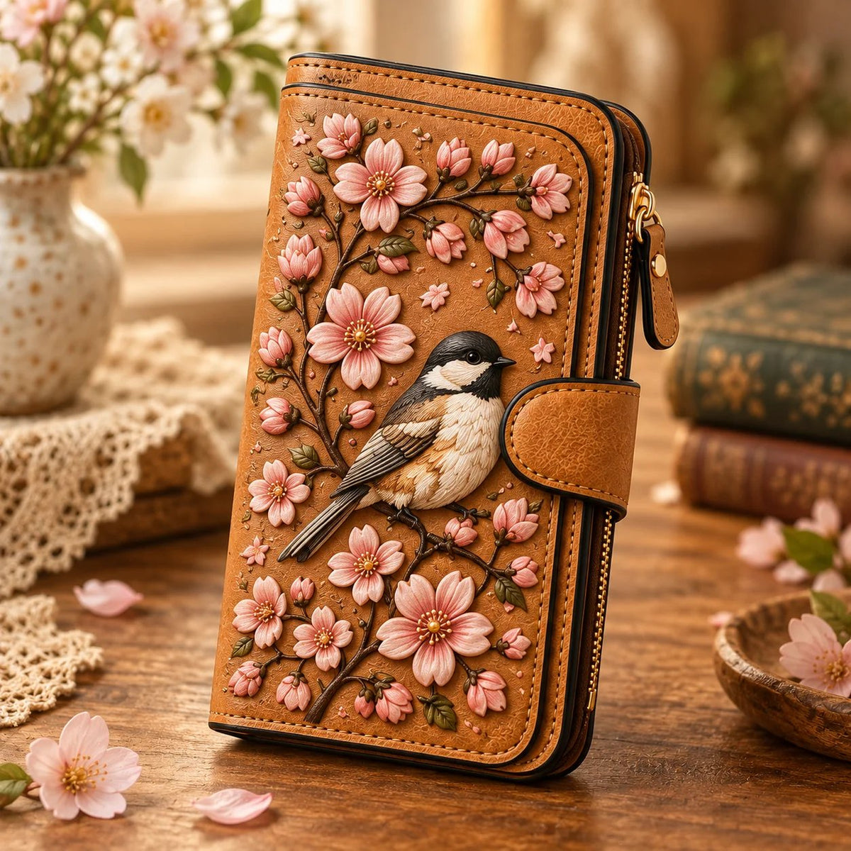๐ Vintage Embossed Art Wallet โ 10 Story-Inspired Designs