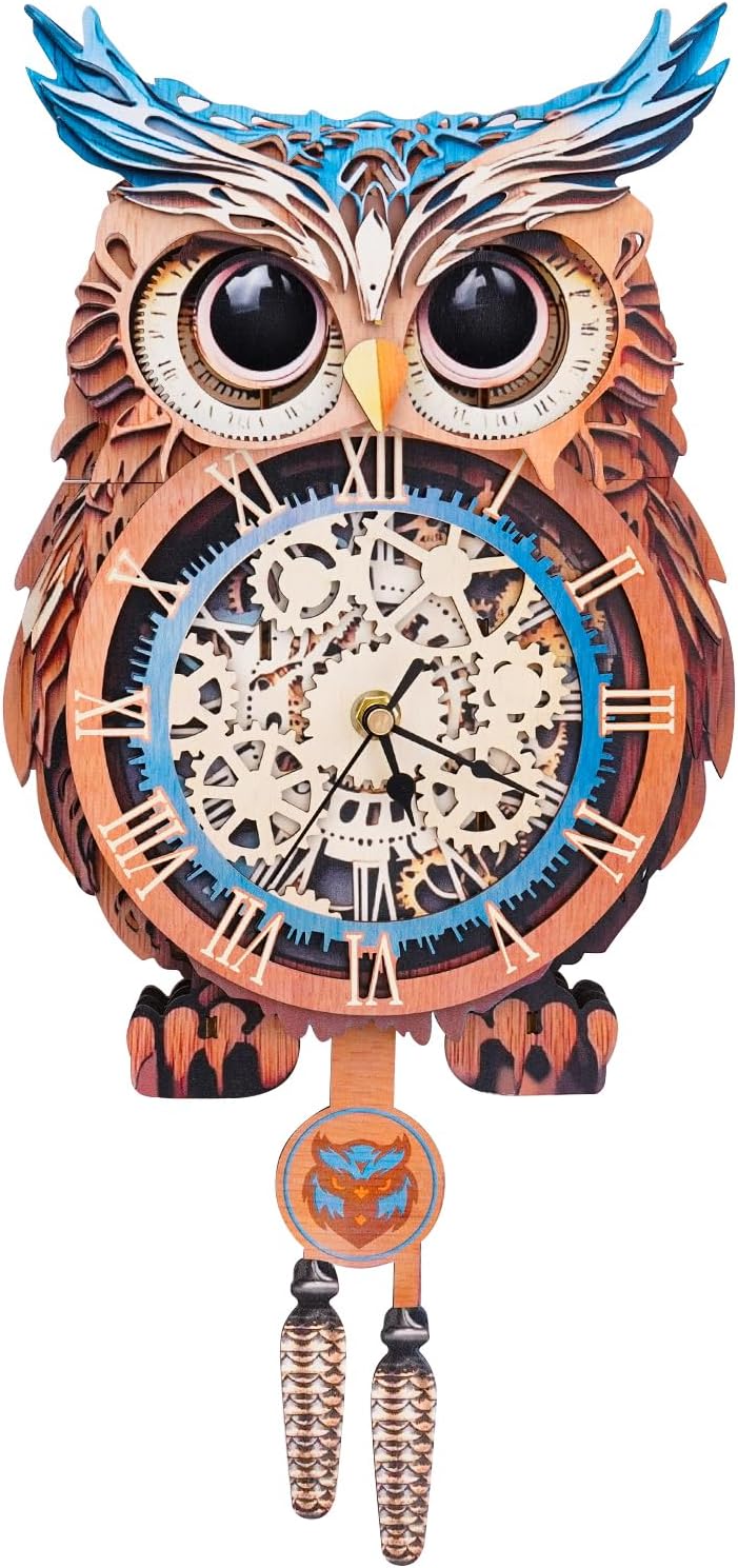 š„2026 HOT SALE 50% OFF -š¦ DIY 3D Wooden Animal Clock Puzzle KitšBuy 2 Free Shipping