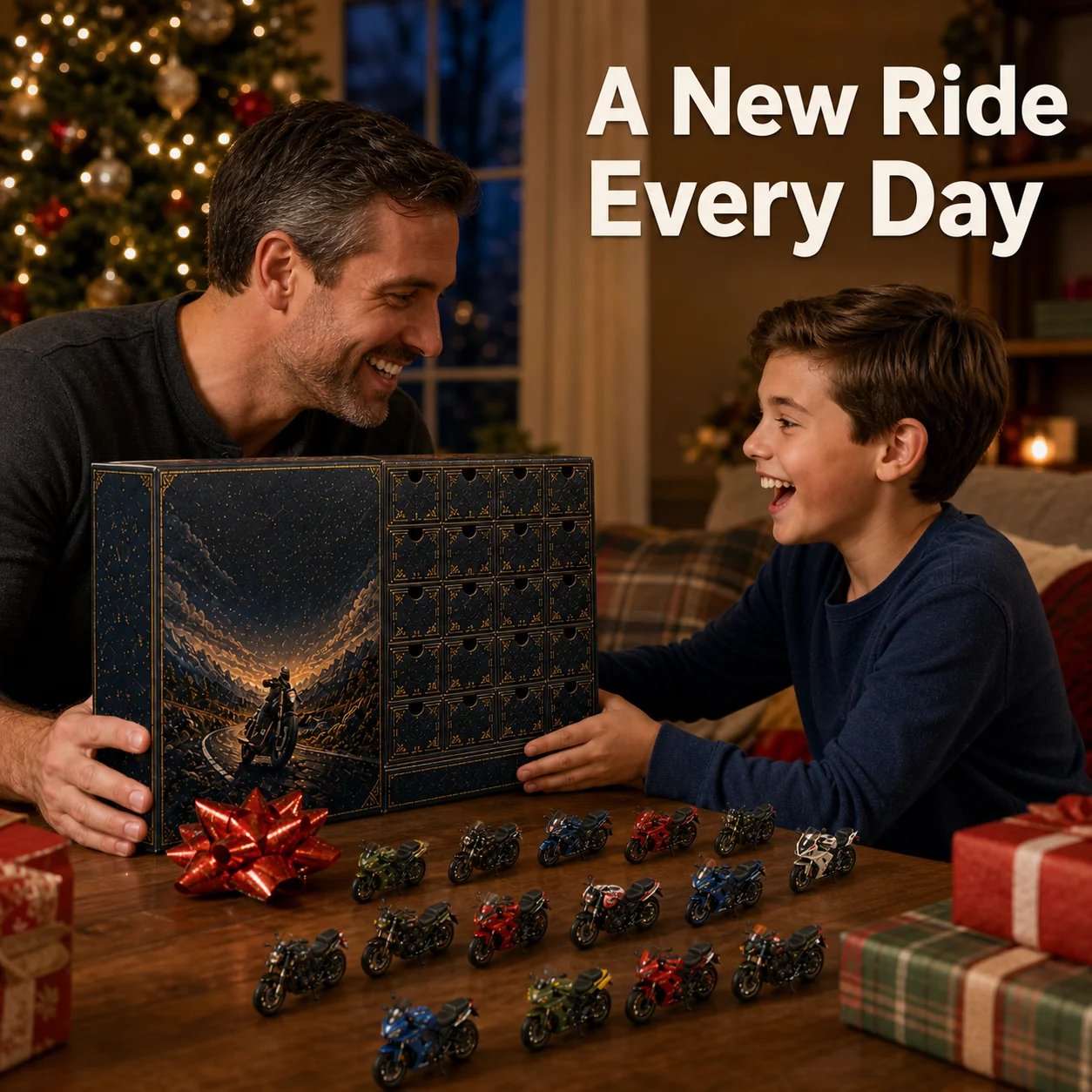 πLAST DAY 49% OFF -ποΈ2026 Motorcycle Legends 2D Advent Calendar β 24 Days, 24 Mini Motorcycles, 24 Legendary Rides