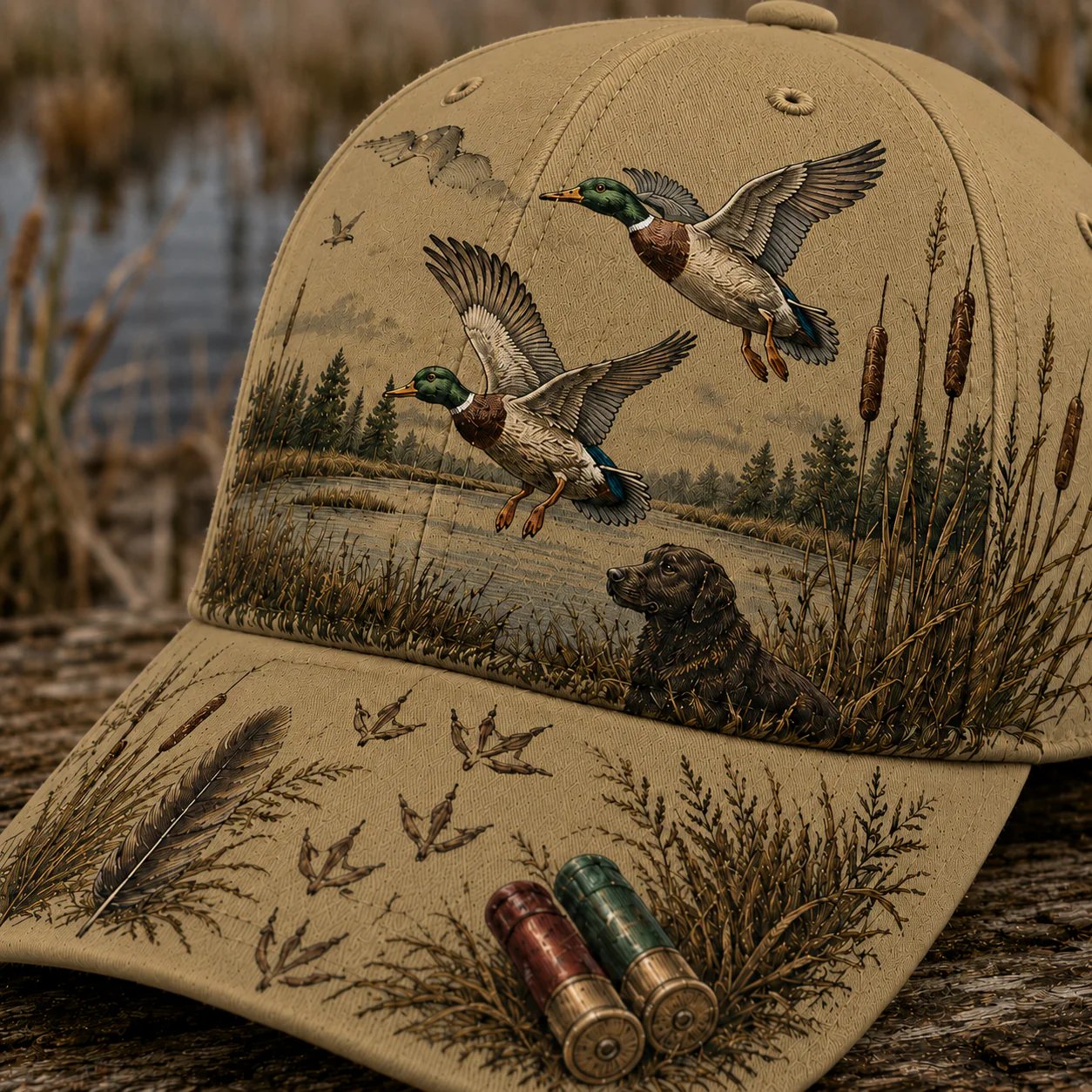 💥HOT SALE 49% OFF -🦆 DUCK HUNTING WILD & READY HAT - 100% COTTON