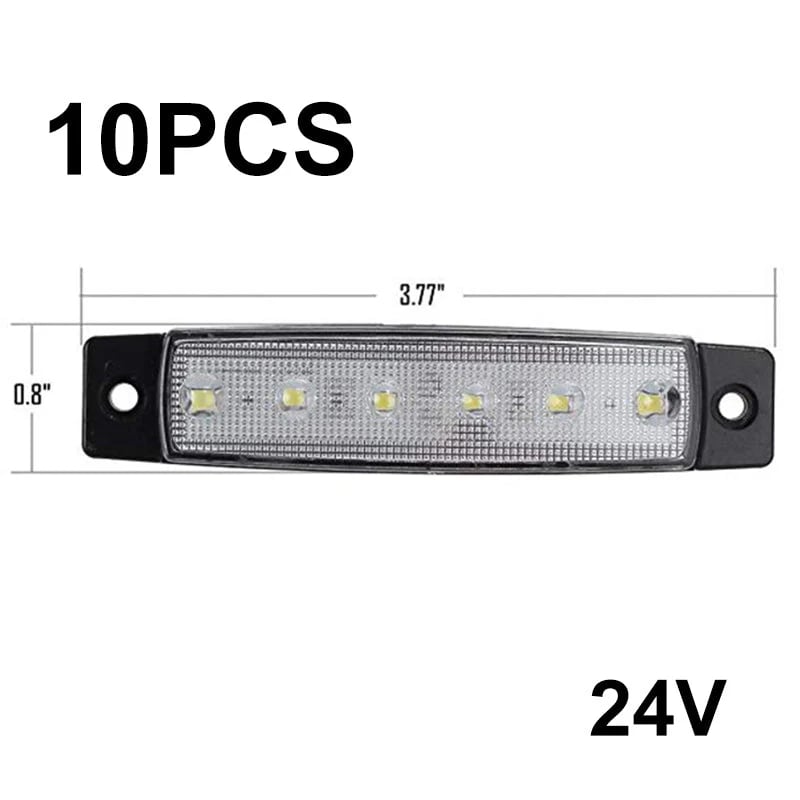 10PCS LED Side Marker Light for Trucks