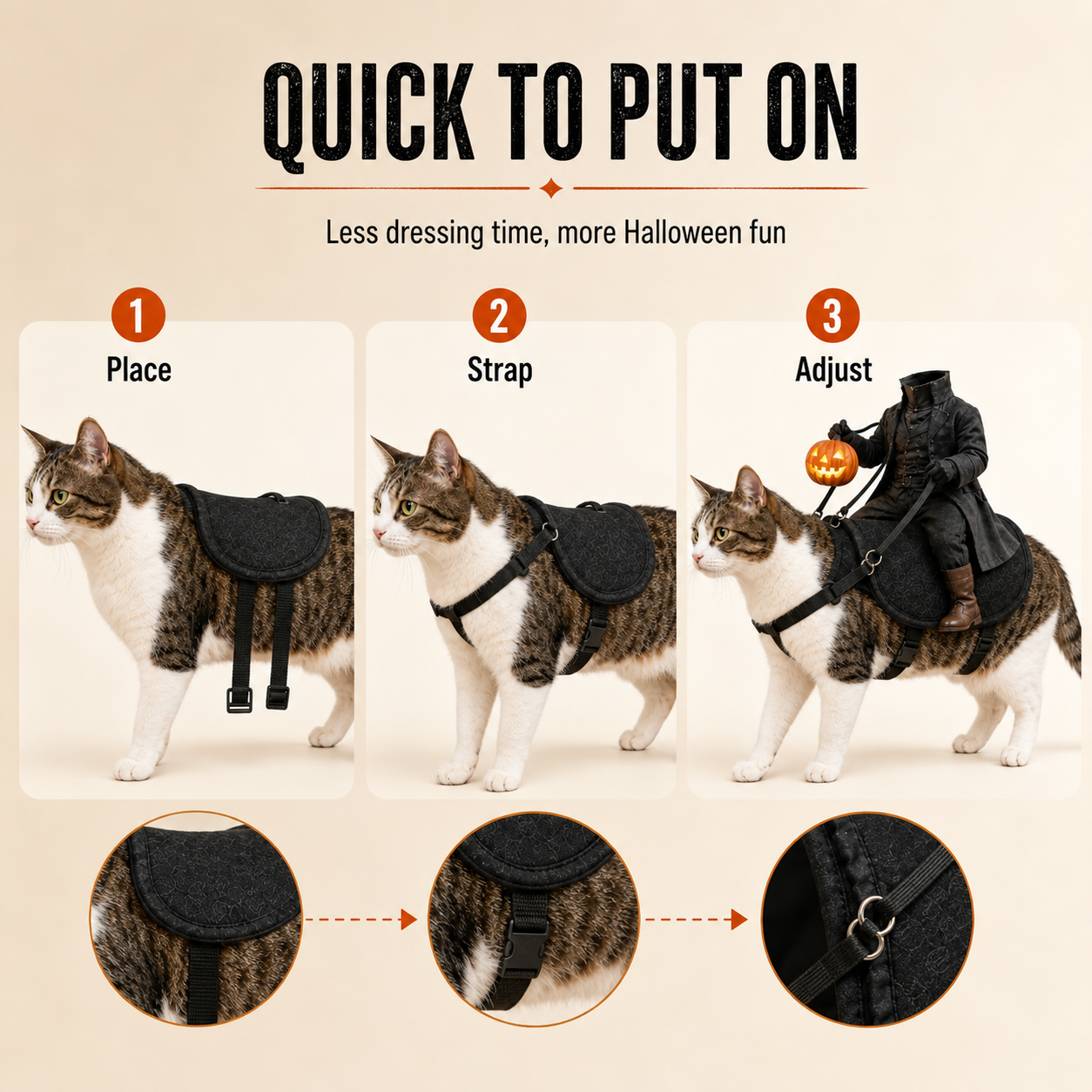 πΊThe Headless Horseman Riderβ’ Pet Costumeπ