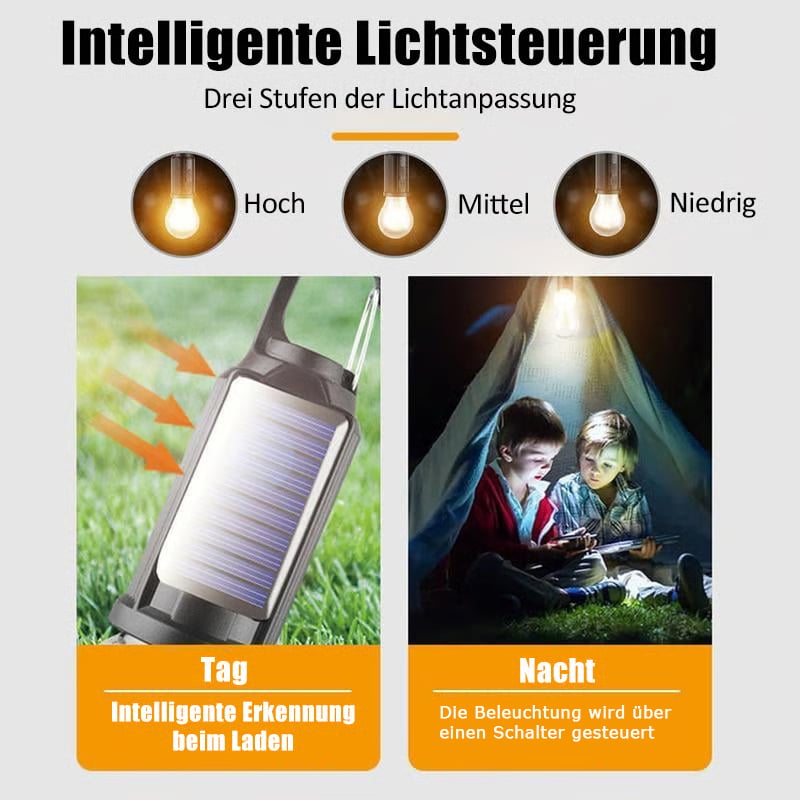 🔥HOT SALE🔥Solar Tent Lights USB Rechargeable Led Camping Lantern