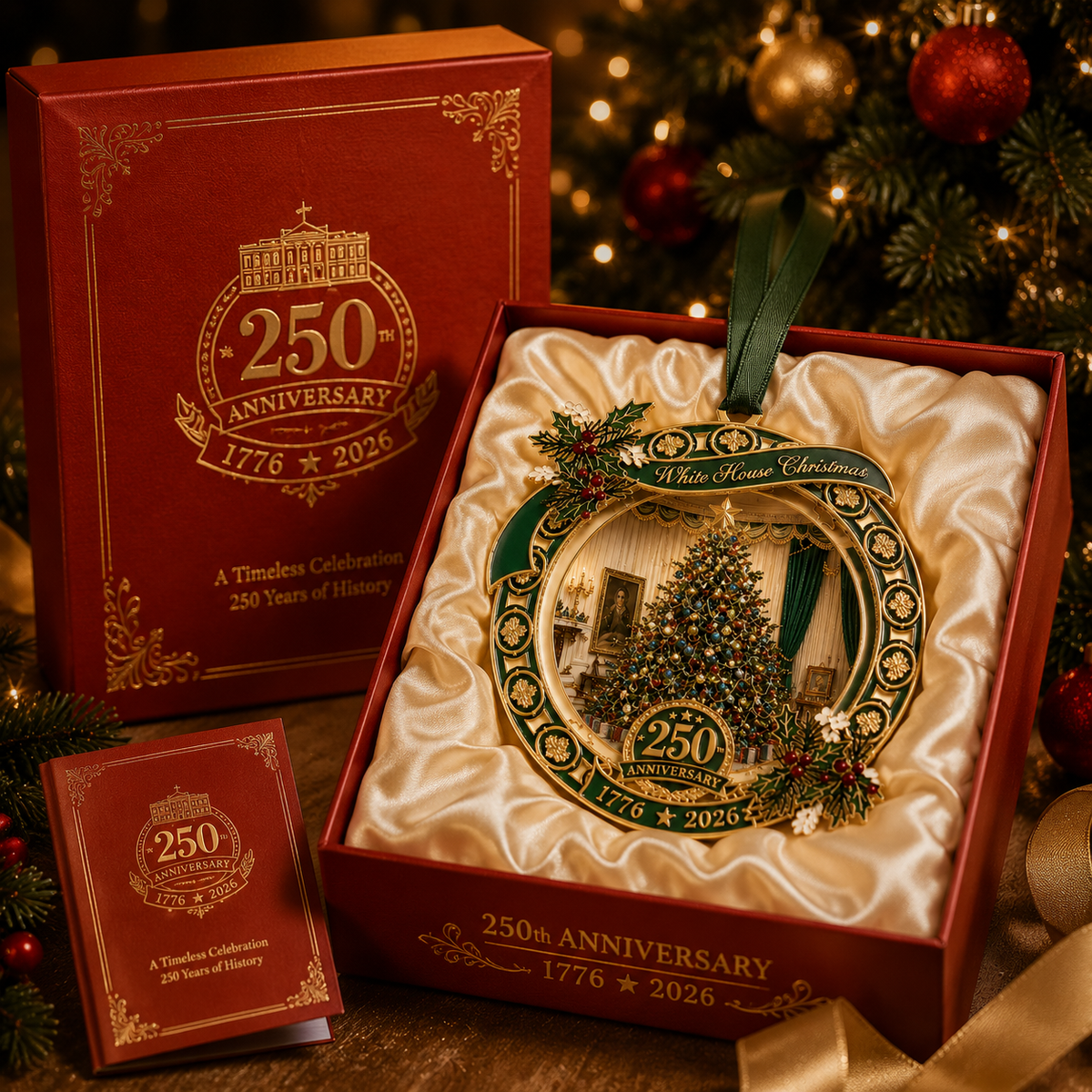 250th Anniversary White House Christmas Tree Ornament β Limited Edition Collectible