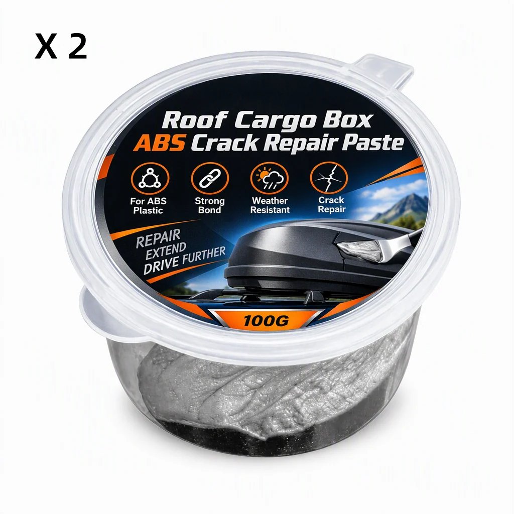 🛠️ Roof Box Crack Repair Filler Cream | 100g ABS Panel Compound