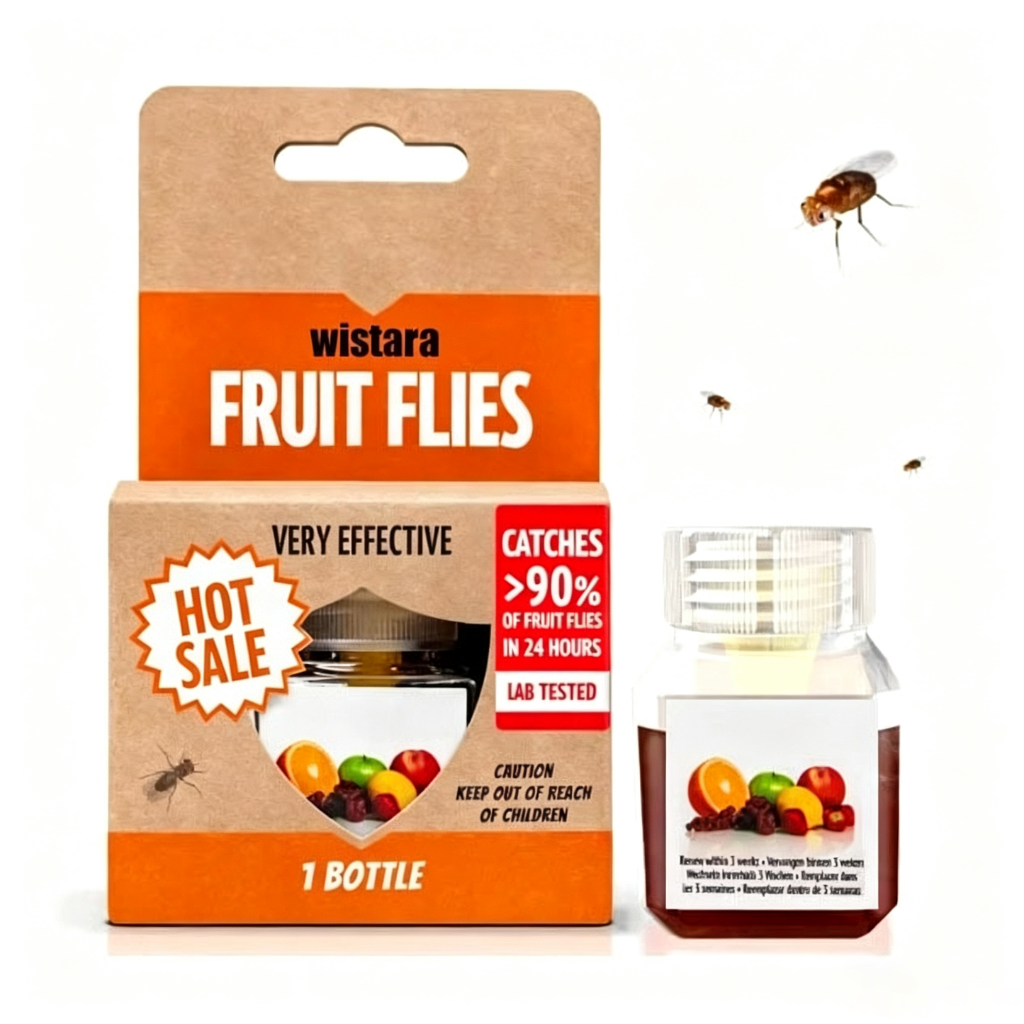 🏆Buy 2 Get 1 Free🔥Fruit Fly Traps- safe for children and pets