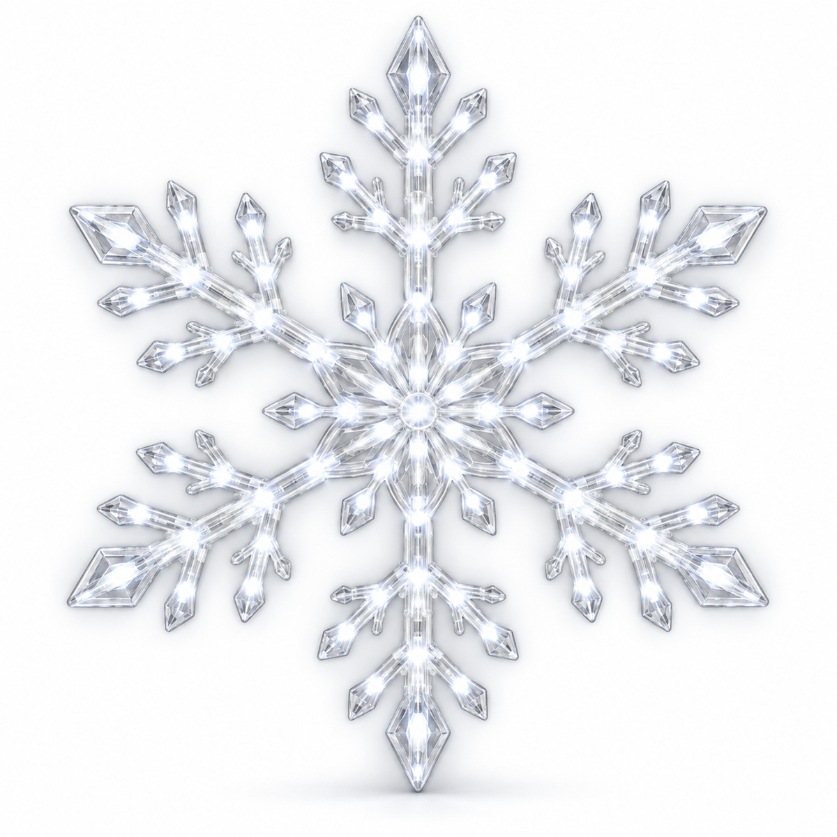 💙 WINTER WONDERLAND FAVORITE | Blue & White LED Snowflake Lights – Christmas Wall Decor for Living Rooms & Bedrooms