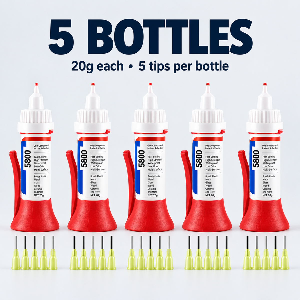 🛠️ Precision Repair Glue – 20g with 5 Fine Tips