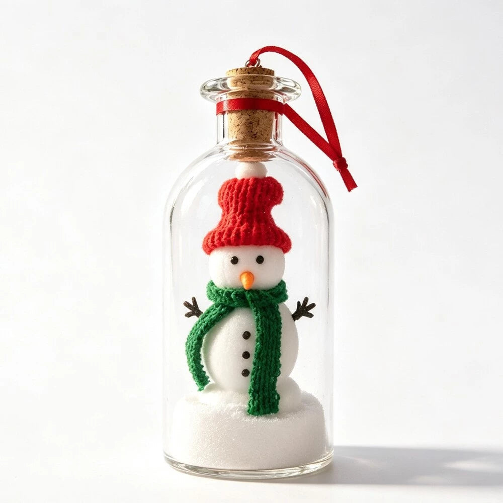 Recordable Christmas Message in a Bottle Ornament