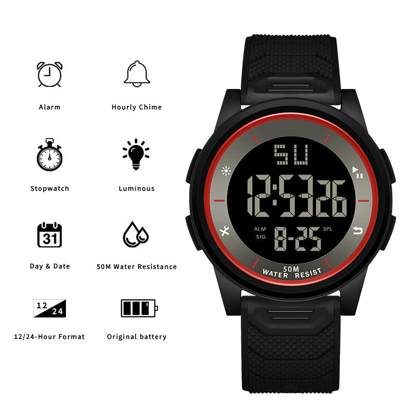 β LIMITED-TIME 49% OFF! π₯ Ultra-Thin Waterproof Digital Sports Watch β 50M Waterproof, Luminous Display, Shock Resistant β¨