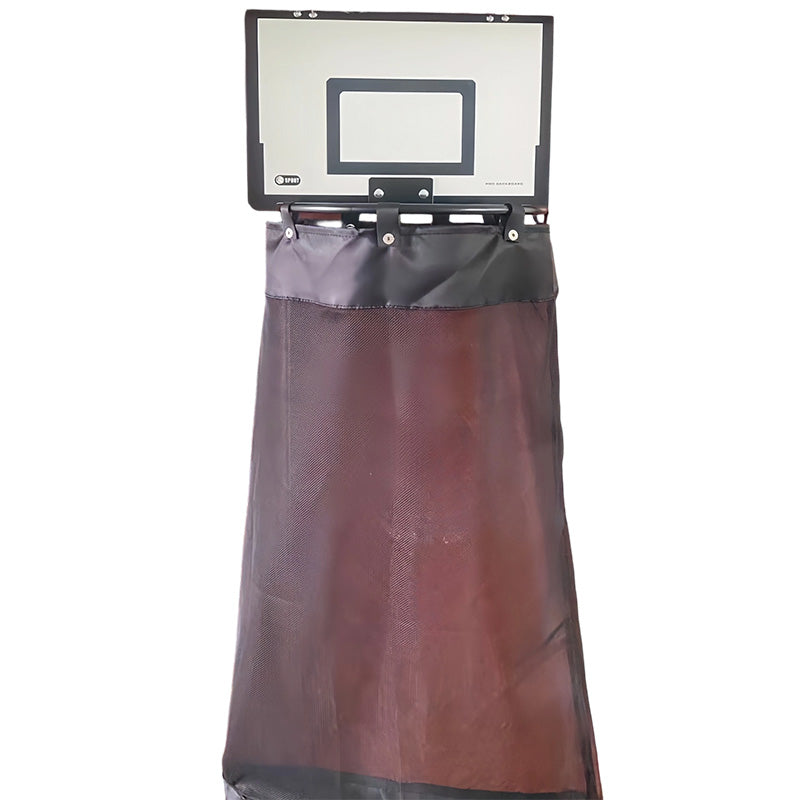 πOver-the-Door Basketball Laundry Hamper | Creative Score Game, Big Black Mesh Net, Acrylic/Wood Backboard, No-Drill Install πͺπ