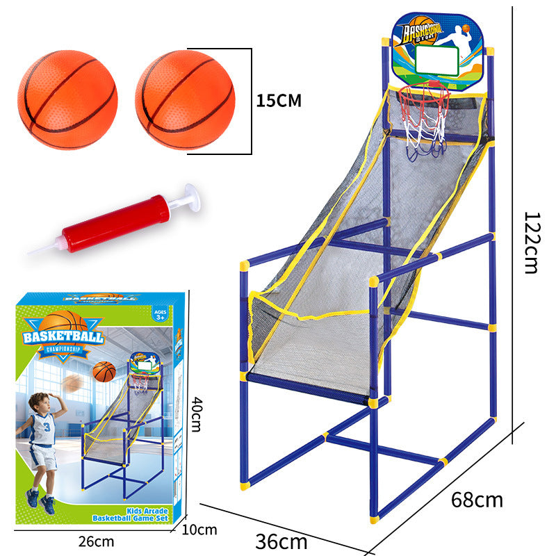 ๐ Kids' Indoor Basketball Arcade Game with 4 Balls