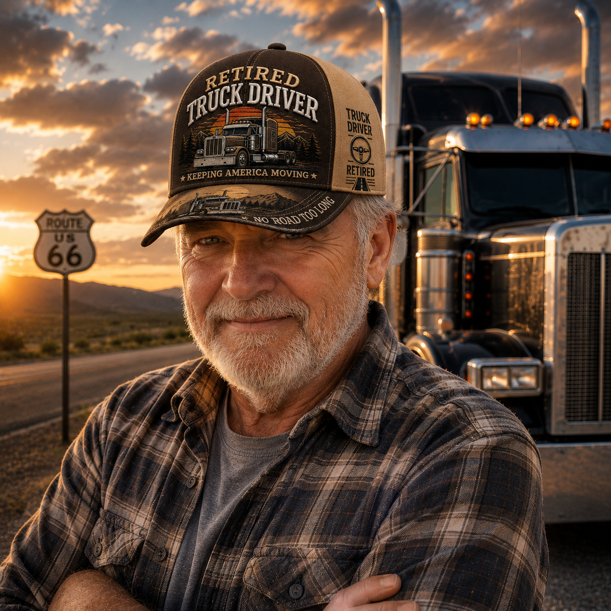 💥LAST DAY 49% OFF -🚛 RETIRED TRUCK DRIVER CAP