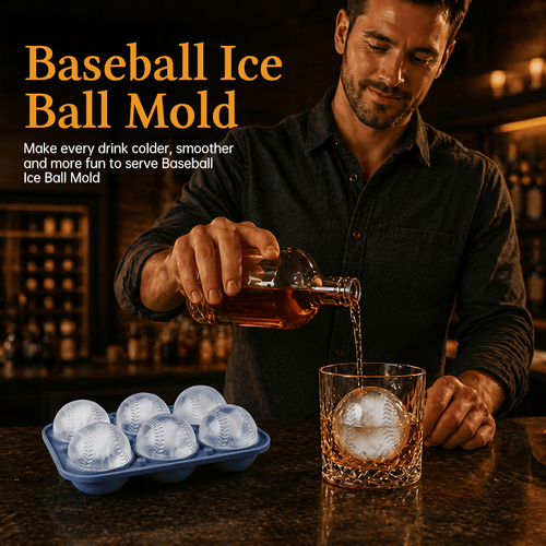 Baseball Ice Ball Mold