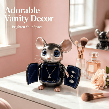 🎁Adorable Mouse Jewelry Organizer Box  Perfect Gift for Her