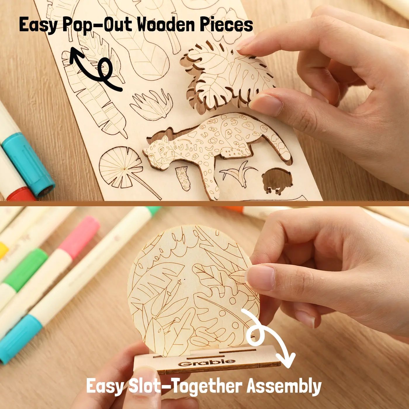 🎨Wood Painting Art Craft Kit - ✨Complete Handcraft Set with Crafting Tools(📦Buy 2 Free Shipping)