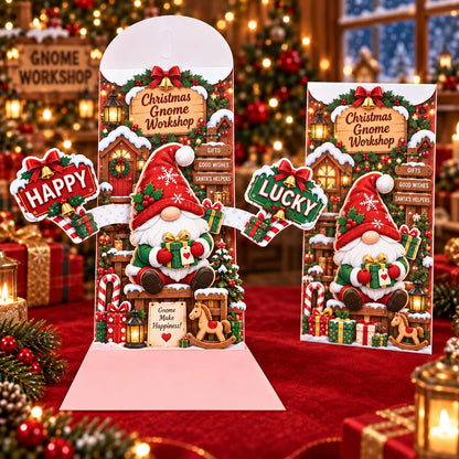 ⏰LAST DAY 50% OFF 🎄Handmade 3D Christmas Money Card – Pop-Up Holiday Card with Cash Envelope & Message Space 💌✍💵