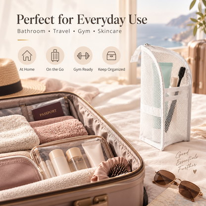 🔥Buy 2 Get 1 Free ✨Stand-Up Mesh Travel Toiletry Bag🪥