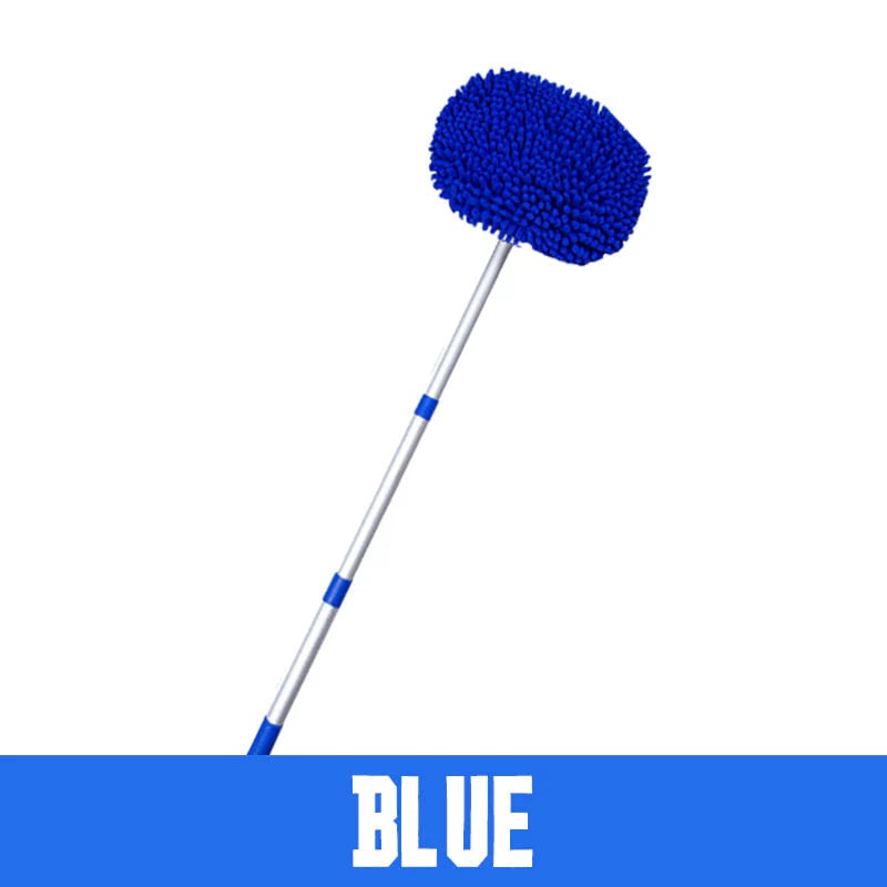 🎉⏳Time-Limited Special⏰Durable Aluminum Long Handle Telescopic Car Wash Mop – Soft Microfiber, Scratch-Free & Adjustable Length ✨