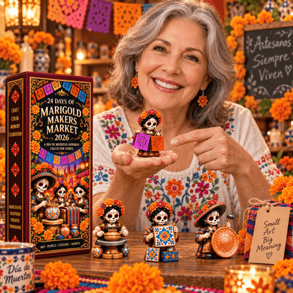Día de Muertos Collector Advent Calendar – 24 Miniature Figurines