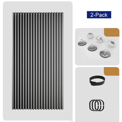 🎉⏰🔥LIMITED TIME 49% OFF! ⭐No-Drill Magnetic Accordion Door Curtain