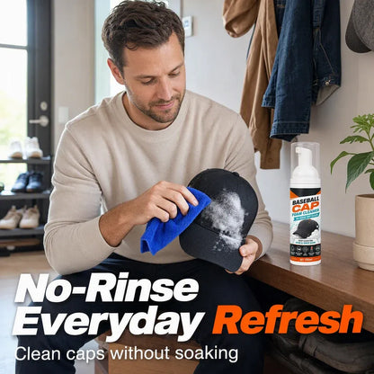 🔥😍No-Rinse Baseball Cap Foam Cleaner