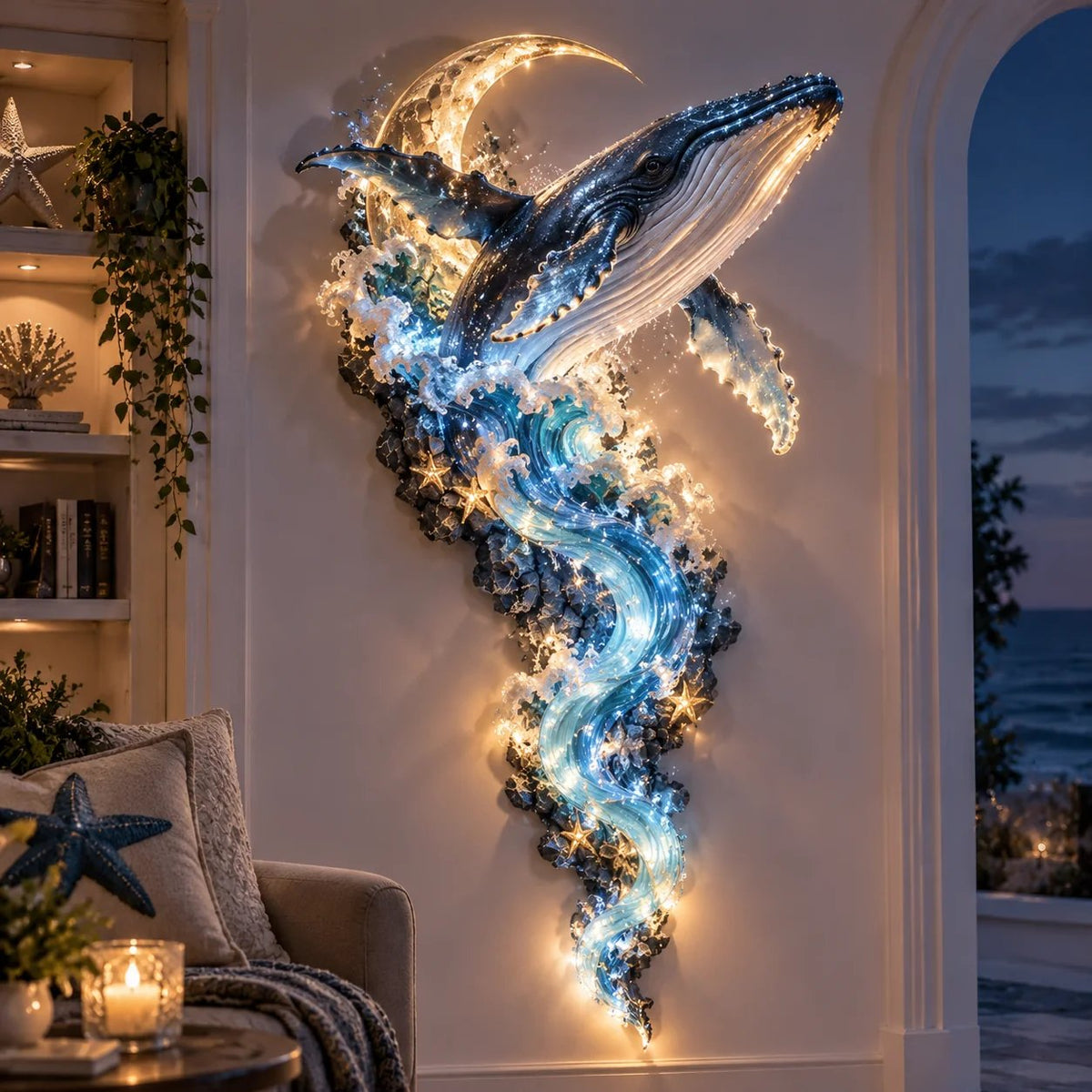 🌊Limited Edition Enchanted Ocean Legends™ Lighted Wall Décor Collection