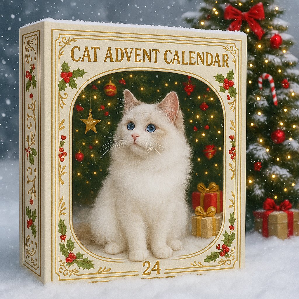 🐱🎄Advent Calendar 2026 Cat Advent Calendar - Giftfor Adults Friends CatOwners and Lovers Christmas Holiday Countdown Gift