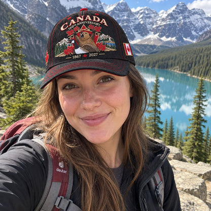 Canada 160th Anniversary Embroidered Cap – 1867–2027