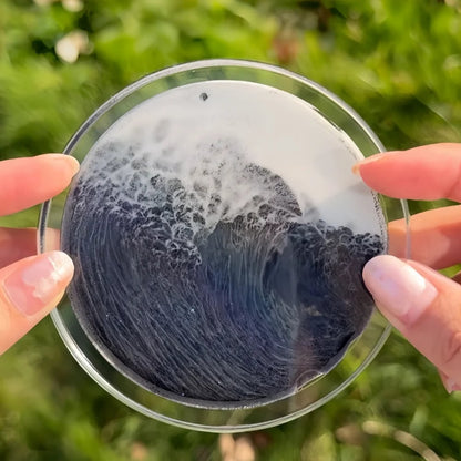 🌌Ocean Tide — Handcrafted Moving Wave Sand Art Coaster