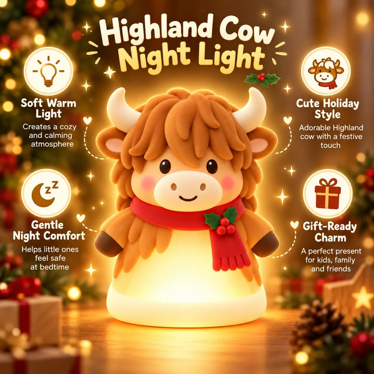❤️ Jesus Loves You Night Light – Cute Glowing Jesus Lamp | Christian Bedside Decor & Meaningful Faith Gift ✝️