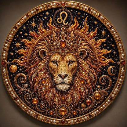 🔥 LAST DAY 49% OFF – ✨ Premium 3D Pearl 12 Zodiac Signs Art Kit | Luxury Flocked Canvas with Scratch-Resistant Non-Fading Pearl Beads DIY Handmade Astrology Decor ♈🌙💎