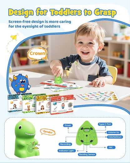 Dinosaur Talking Pen with Phonics Cards