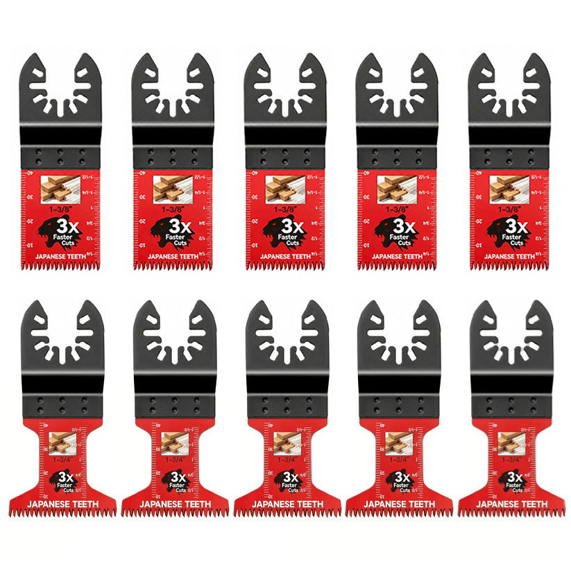 🔥 Cut Faster & Cleaner — Japanese-Tooth Oscillating Saw Blades | Universal Fit, 10–50 Pack 🪚 - image 7