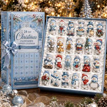 🎄✨ 24-Day Christmas Countdown Advent Calendar – Snowman Christmas Series