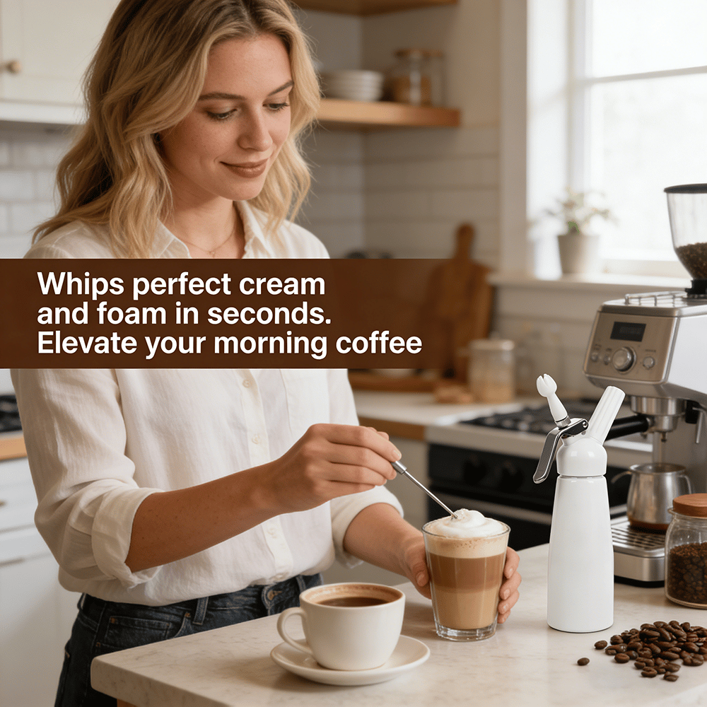 🍰 Professional cream frother