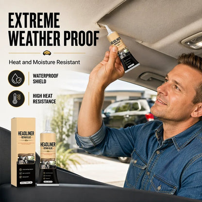 🚗 Waterproof Car Headliner Repair Glue, High Strength Adhesive for Sagging Car Ceiling & Interior