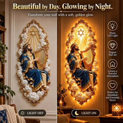 ✡️ Light of the High Priest | Illuminated Jewish Heritage Wall Art ✨